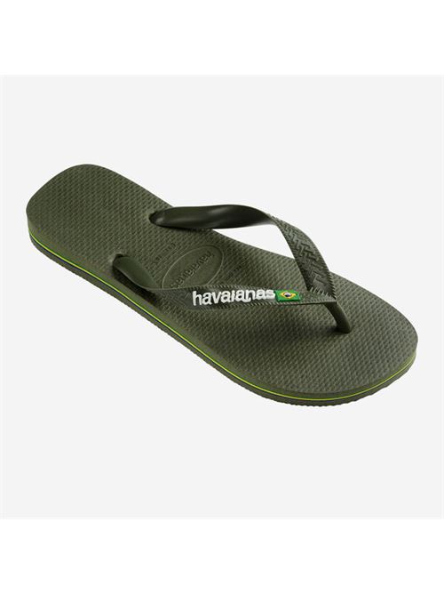 Infradito uomo logo colore green HAVAIANAS | BRASIL LOGOGREEN GREEN